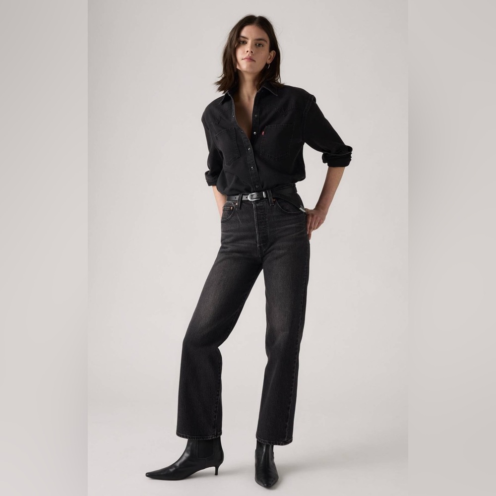 Classic Black Denim Jeans
